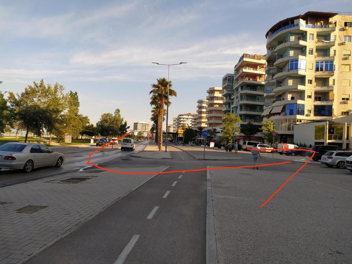 Lungomare Beach Apartments Vlorë 外观 照片